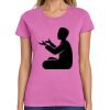Montangelo Women's Heavy Cotton 100% Cotton T Shirt Thumbnail