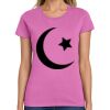 Montangelo Women's Heavy Cotton 100% Cotton T Shirt Thumbnail