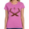 Montangelo Women's Heavy Cotton 100% Cotton T Shirt Thumbnail