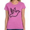 Montangelo Women's Heavy Cotton 100% Cotton T Shirt Thumbnail