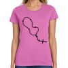 Montangelo Women's Heavy Cotton 100% Cotton T Shirt Thumbnail