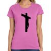 Montangelo Women's Heavy Cotton 100% Cotton T Shirt Thumbnail