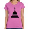 Montangelo Women's Heavy Cotton 100% Cotton T Shirt Thumbnail