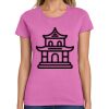 Montangelo Women's Heavy Cotton 100% Cotton T Shirt Thumbnail