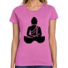 Montangelo Women's Heavy Cotton 100% Cotton T Shirt Thumbnail