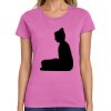 Montangelo Women's Heavy Cotton 100% Cotton T Shirt Thumbnail