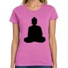 Montangelo Women's Heavy Cotton 100% Cotton T Shirt Thumbnail