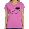 Montangelo Women's Heavy Cotton 100% Cotton T Shirt Thumbnail