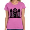 Montangelo Women's Heavy Cotton 100% Cotton T Shirt Thumbnail