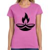 Montangelo Women's Heavy Cotton 100% Cotton T Shirt Thumbnail