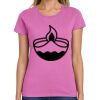 Montangelo Women's Heavy Cotton 100% Cotton T Shirt Thumbnail