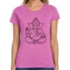 Montangelo Women's Heavy Cotton 100% Cotton T Shirt Thumbnail