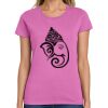 Montangelo Women's Heavy Cotton 100% Cotton T Shirt Thumbnail