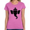 Montangelo Women's Heavy Cotton 100% Cotton T Shirt Thumbnail