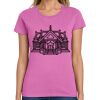 Montangelo Women's Heavy Cotton 100% Cotton T Shirt Thumbnail