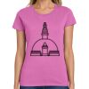 Montangelo Women's Heavy Cotton 100% Cotton T Shirt Thumbnail