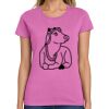Montangelo Women's Heavy Cotton 100% Cotton T Shirt Thumbnail