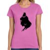 Montangelo Women's Heavy Cotton 100% Cotton T Shirt Thumbnail