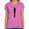 Montangelo Women's Heavy Cotton 100% Cotton T Shirt Thumbnail