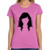 Montangelo Women's Heavy Cotton 100% Cotton T Shirt Thumbnail