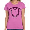 Montangelo Women's Heavy Cotton 100% Cotton T Shirt Thumbnail
