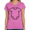 Montangelo Women's Heavy Cotton 100% Cotton T Shirt Thumbnail