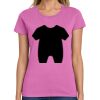 Montangelo Women's Heavy Cotton 100% Cotton T Shirt Thumbnail