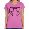 Montangelo Women's Heavy Cotton 100% Cotton T Shirt Thumbnail