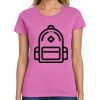 Montangelo Women's Heavy Cotton 100% Cotton T Shirt Thumbnail