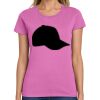 Montangelo Women's Heavy Cotton 100% Cotton T Shirt Thumbnail