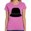 Montangelo Women's Heavy Cotton 100% Cotton T Shirt Thumbnail