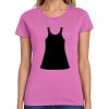 Montangelo Women's Heavy Cotton 100% Cotton T Shirt Thumbnail