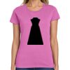 Montangelo Women's Heavy Cotton 100% Cotton T Shirt Thumbnail