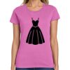 Montangelo Women's Heavy Cotton 100% Cotton T Shirt Thumbnail