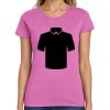 Montangelo Women's Heavy Cotton 100% Cotton T Shirt Thumbnail