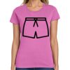 Montangelo Women's Heavy Cotton 100% Cotton T Shirt Thumbnail