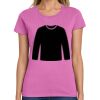 Montangelo Women's Heavy Cotton 100% Cotton T Shirt Thumbnail