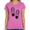Montangelo Women's Heavy Cotton 100% Cotton T Shirt Thumbnail