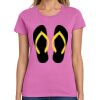 Montangelo Women's Heavy Cotton 100% Cotton T Shirt Thumbnail