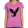 Montangelo Women's Heavy Cotton 100% Cotton T Shirt Thumbnail
