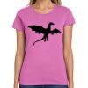 Montangelo Women's Heavy Cotton 100% Cotton T Shirt Thumbnail