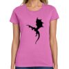 Montangelo Women's Heavy Cotton 100% Cotton T Shirt Thumbnail