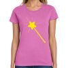 Montangelo Women's Heavy Cotton 100% Cotton T Shirt Thumbnail
