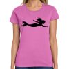 Montangelo Women's Heavy Cotton 100% Cotton T Shirt Thumbnail