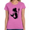 Montangelo Women's Heavy Cotton 100% Cotton T Shirt Thumbnail