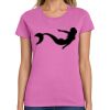 Montangelo Women's Heavy Cotton 100% Cotton T Shirt Thumbnail