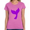 Montangelo Women's Heavy Cotton 100% Cotton T Shirt Thumbnail