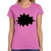 Montangelo Women's Heavy Cotton 100% Cotton T Shirt Thumbnail