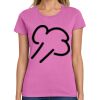 Montangelo Women's Heavy Cotton 100% Cotton T Shirt Thumbnail