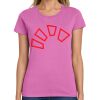 Montangelo Women's Heavy Cotton 100% Cotton T Shirt Thumbnail
